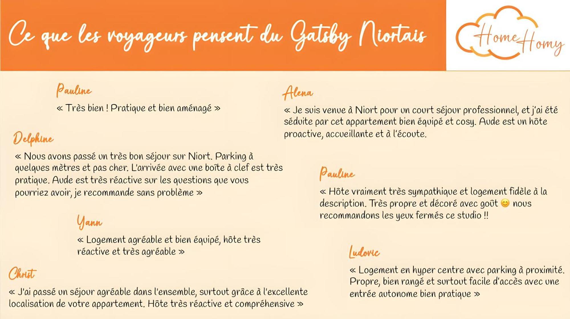Le Gatsby Niortais - Home Homy Εξωτερικό φωτογραφία